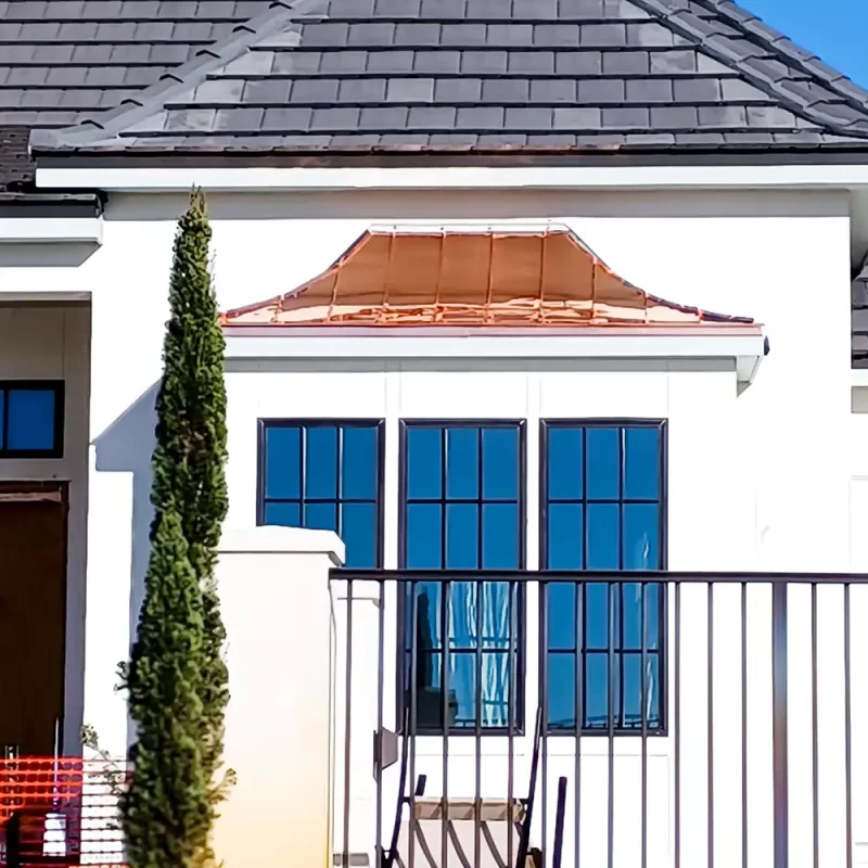 custom window overhang element